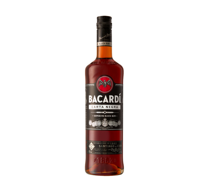 Bacardi Carta Negra Superior Black Rum X Ml Makro