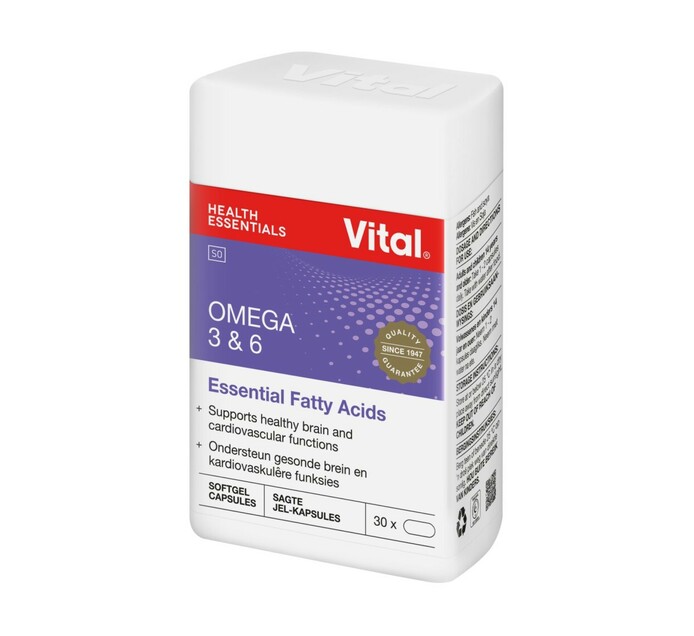 VITAL OMEGA 3 6 CONCENTRATE CAPS 30 S Makro