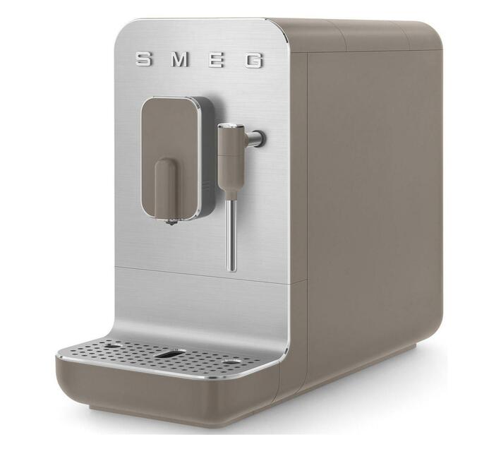 Smeg Bean To Cup Automatic Coffee Machine With Milk Frother Taupe