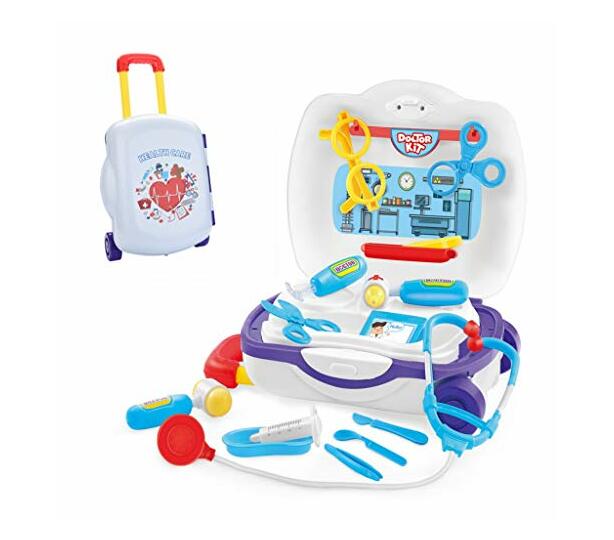 kids play doctor kit