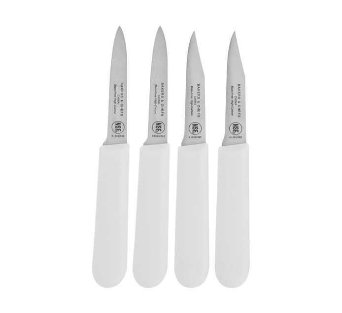 Bakers And Chefs Paring Knives 4 Pack Makro