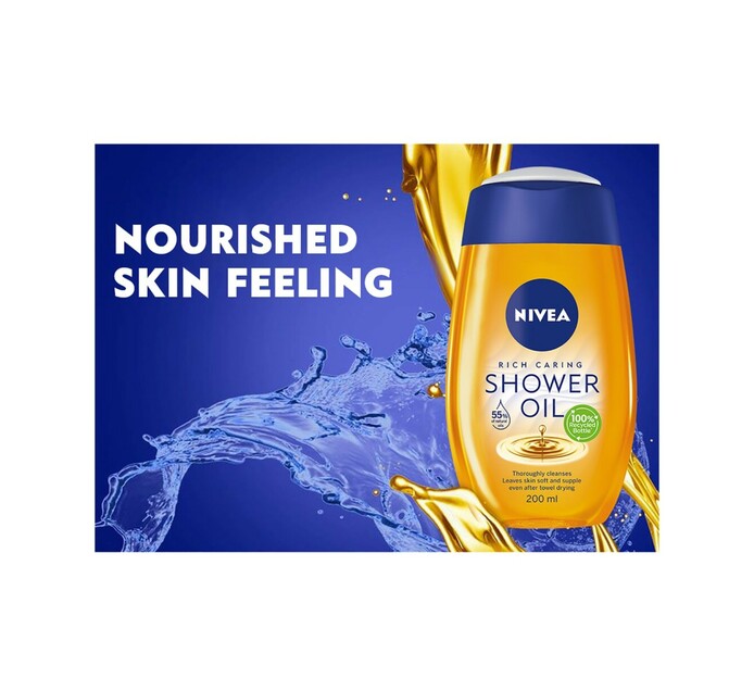 Nivea Pampering Shower Oil (1 x 200ml) | Makro