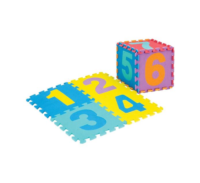 10-Piece EVA Number Floor Play Mat 