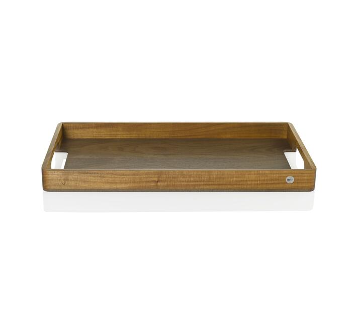 AdHoc Rectangular Wooden Serving Tray with Handles: SERVE 60x31x5 cm ...