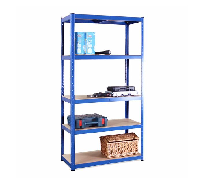 G-Rack 5 Tier Shelf Steel Blue Shelving Galvanised and Painted ...