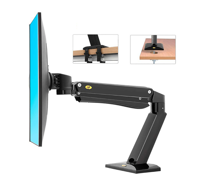 Monitor Arm Desk Mount Monitor Stand F45 Black Brackets