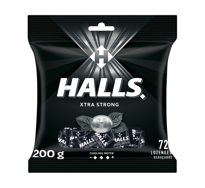 Halls Lozenges Bag Extra Strong 1 X 72 S Makro