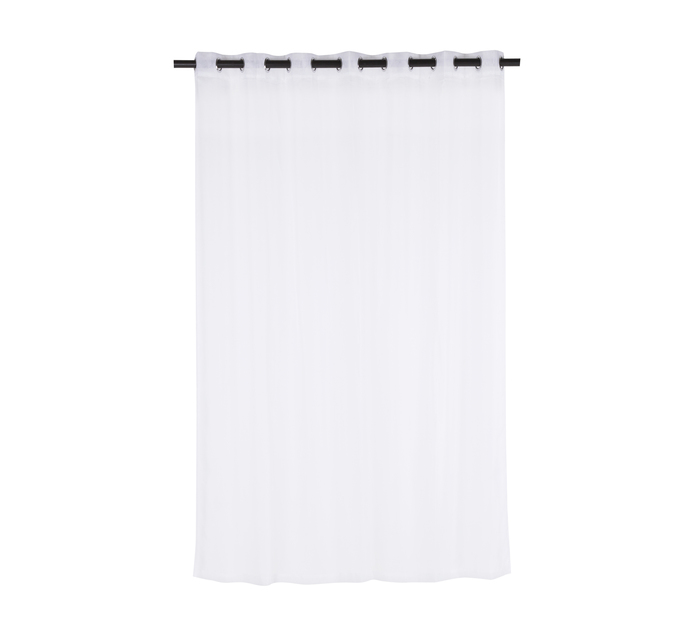 Design Collection 230 x 223 cm Plain Voile Eyelet Curtain Makro