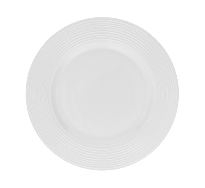 Basic White 19 Cm Basic White Ribbed Side Plate Makro