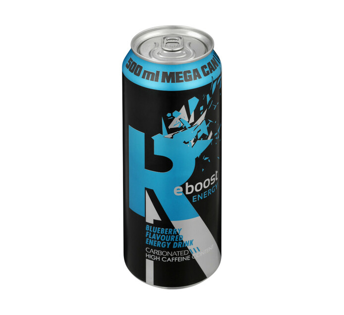 Reboost Energy Drink BLUEBERRY (4 X 500ML) | CSD Energy Drinks | Energy ...