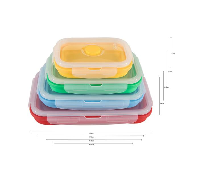 Collapsible Silicone Food Container Set | Makro