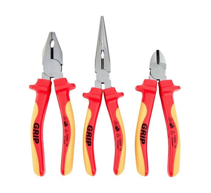 Grip Grip Electricians Pliers Set - 3pc | Makro