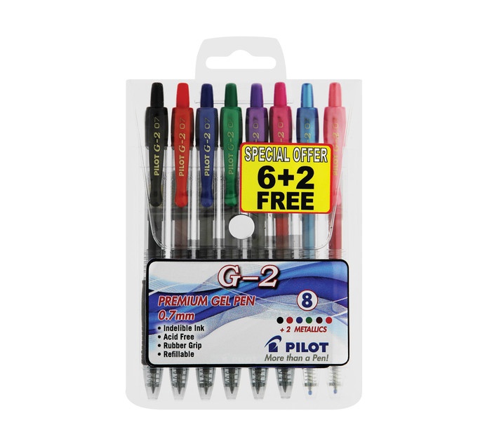 Pilot G-2 Premium Gel Pen (8 Pack) | Makro