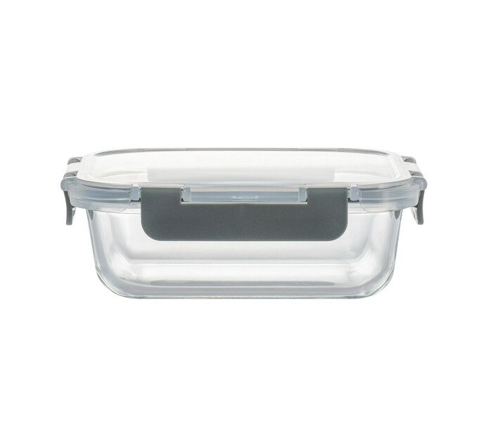 Consol 630 ml Rectangular Storage Container with Clip-On Lid | Makro