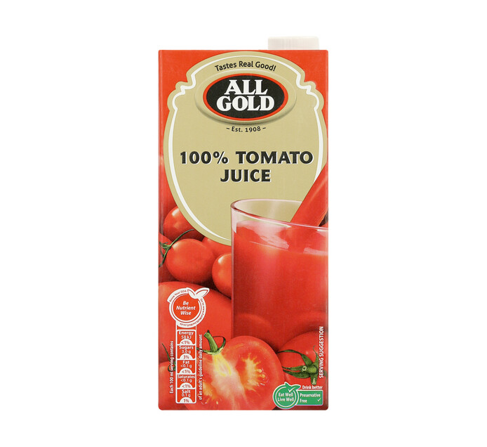 All Gold Tomato Juice 1 X 1l Makro