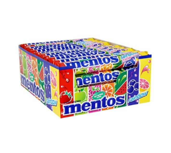 Mentos Rainbow Rolls - 40 Pack | Makro