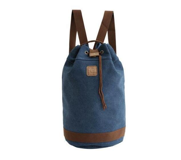 canvas travel barrel bag