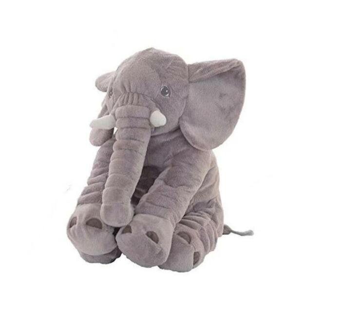 stuffed elephant plush pillow