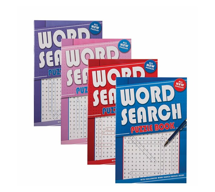 Book Puzzle Word Search - Set of 4 | Makro