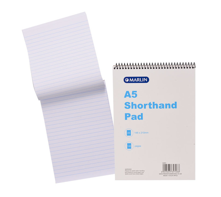 Shorthand Pad A5 140 Page (Pack of 12) | Makro