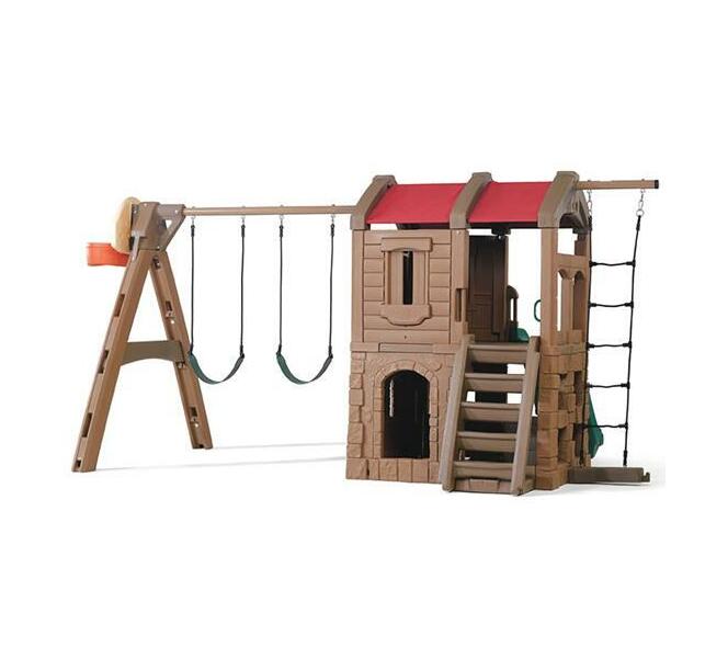 step 2 playhouse with slide and swing