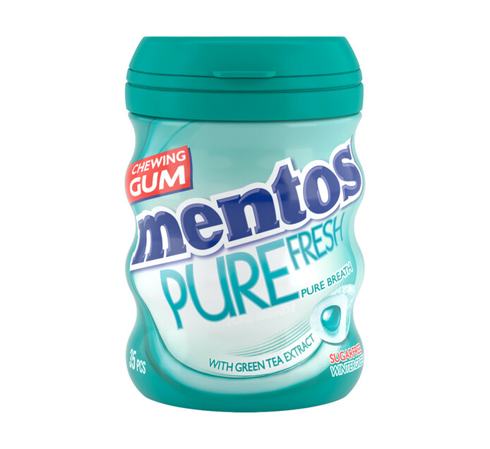 Mentos Sugar Free Gum Bottle Wintergreen (1 x 35PC) | Makro