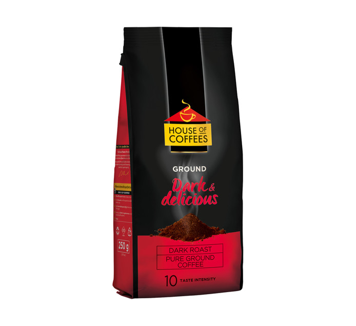 House Of Coffees Ground Coffee Dark And Delicious (1 x 250g) | Makro