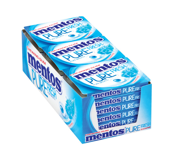 Mentos Sugar Free Gum Pure Fresh Mint (18 x 8PC) | Makro