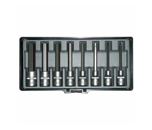 Force Long Hex Allen Key Socket Set Piece Makro