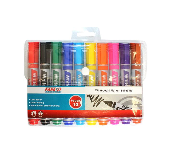 Whiteboard Markers (10 Markers - Bullet Tip) | Makro