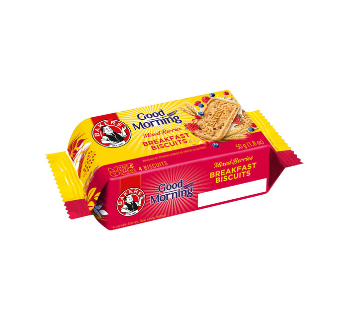 Bakers Good Morning Biscuits Mixed Berries (1 x 50g) | Makro