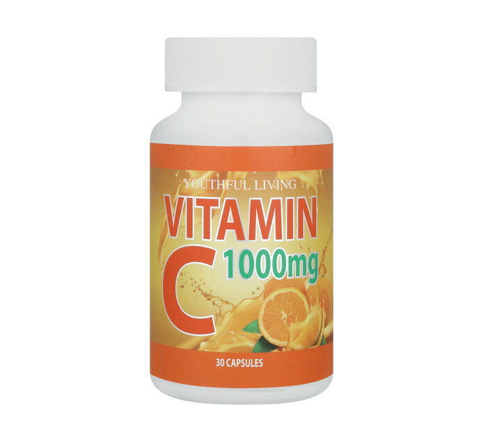 Youthful Living 30's Vitamin C Capsules 1000 mg | Vitamins | Vitamins ...