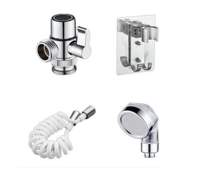 Andowl - Retractable Shower Head/ Sink Hose Water Pipe Faucet Bathroom ...