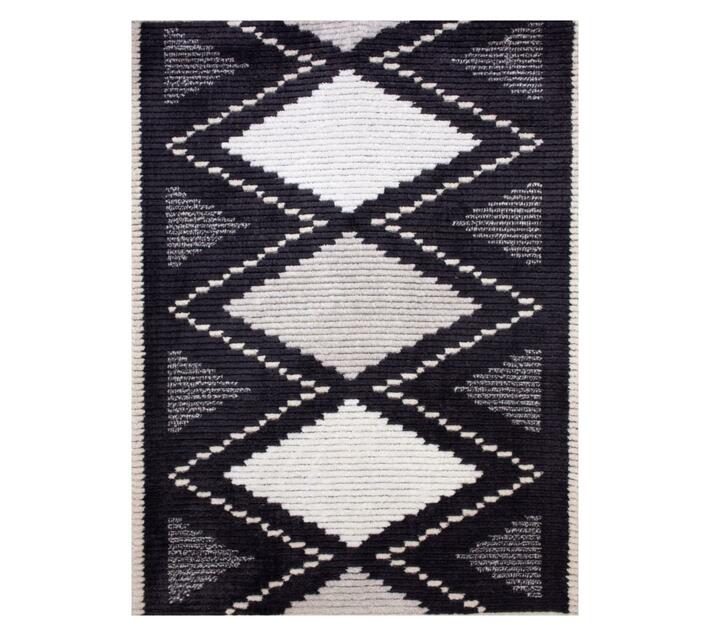 Rugs Original - Mystique Rabat - Black - 160 X 120 Cm 