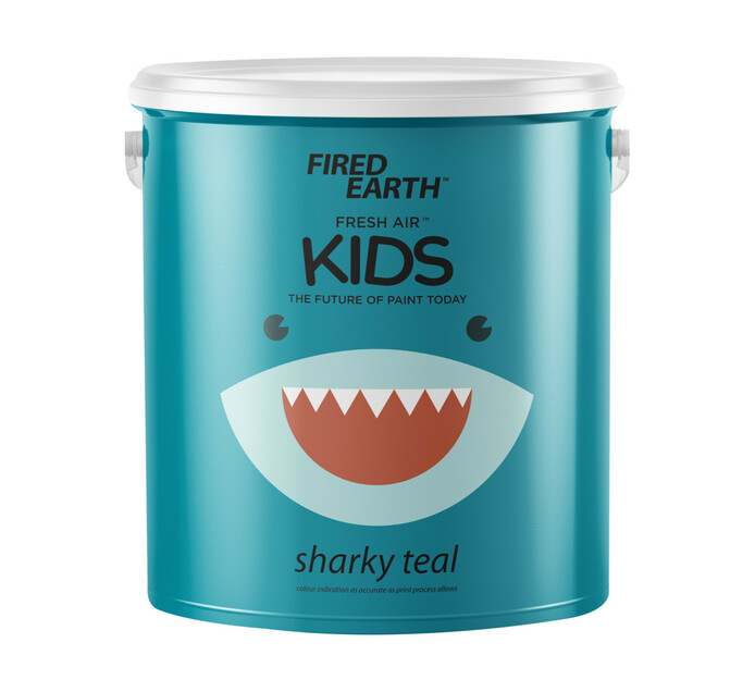 Fired Earth 2.5L Fresh Air Kids Paint Sharky Teal | Makro