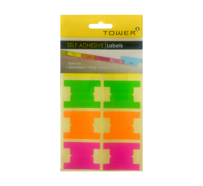 Tower Mixed Neon Self Adhesive Tabs | Makro