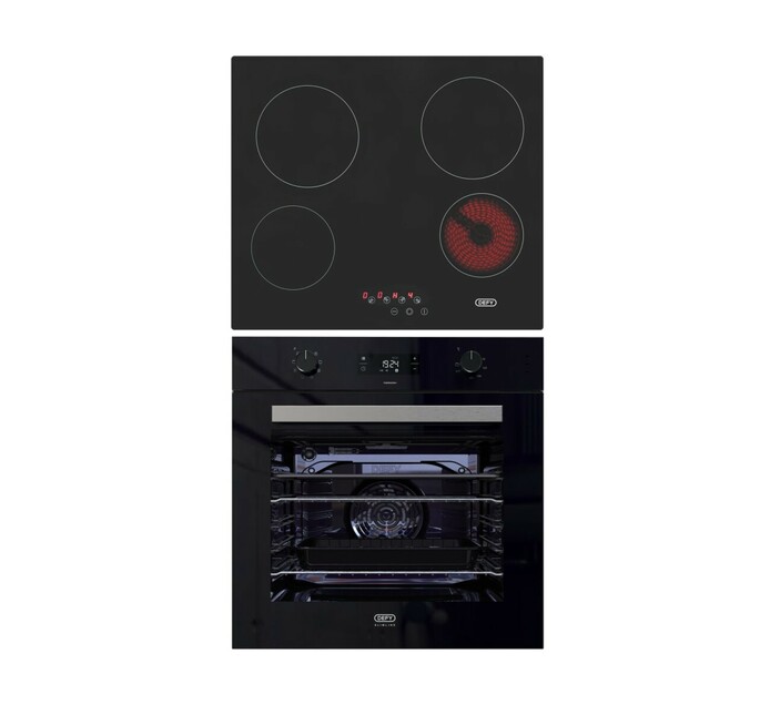 Defy 600 mm Slimline Oven & Hob Box Set Makro