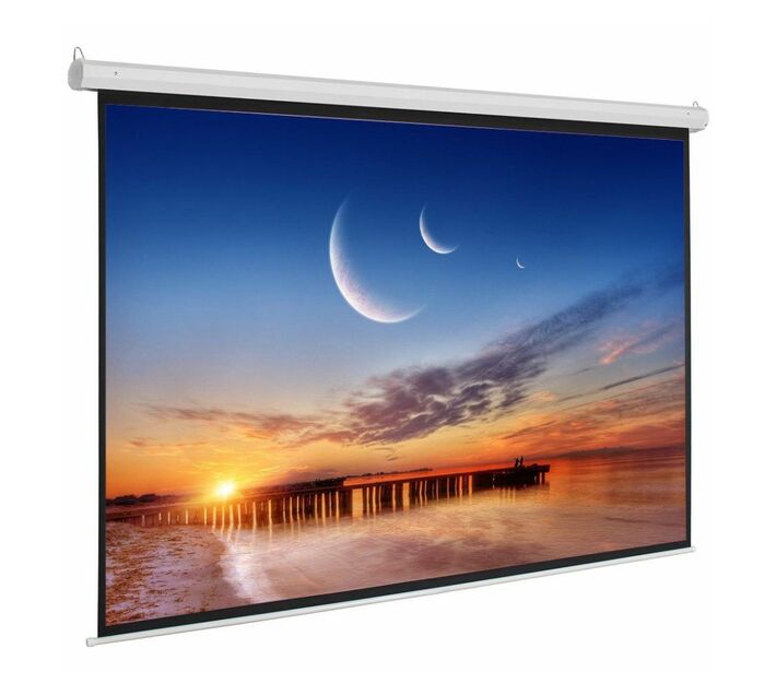 Ironclad 100 inch Electronic Motorized Projector Screen With Remote ...