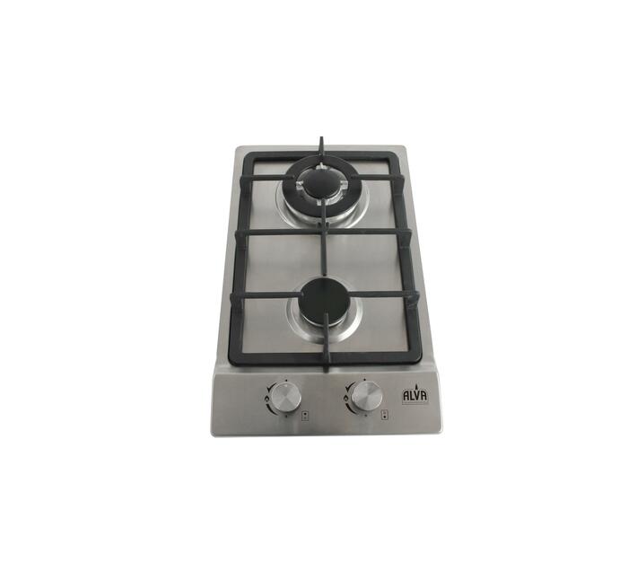 ALVA - 30cm 2-BURNER GAS HOB – STAINLESS STEEL | Makro