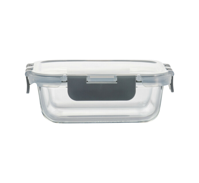 Consol 370 ml Madrid Rectangular Storage Container with Clip-On Lid ...