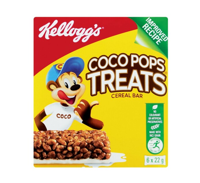 Kellogg's Cereal Bar Multipack Coco Pops Treats (6 X 6 x 22g) | Makro