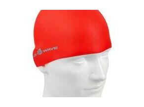 red swimming cap