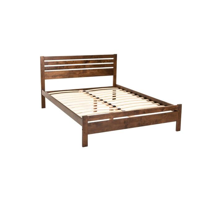 Persoff Wooden Panel Double Bed Frame 