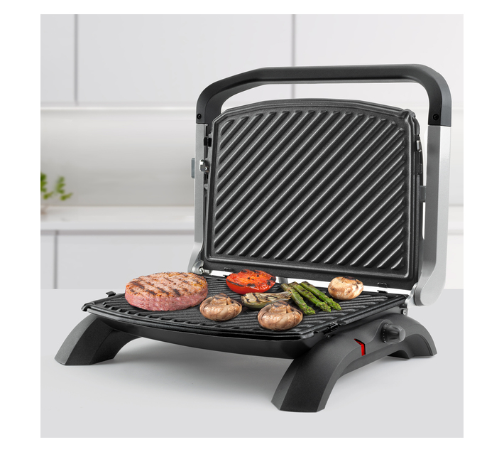 Taurus Panini Press 4 Slice Non-stick Black 31.5x24cm 1800w 'grill & Co 