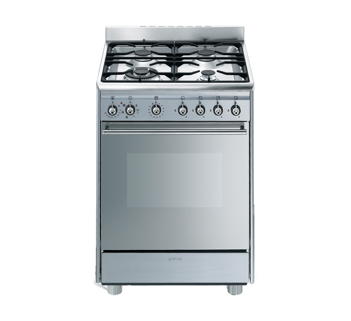 Smeg 600mm 4 Burner Gas Electric Stove Gas Stoves Gas Stoves
