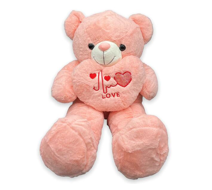 Toys and Beyond - Mia Large Love Bear - Teddy Bear Plush Toy - Pink | Makro