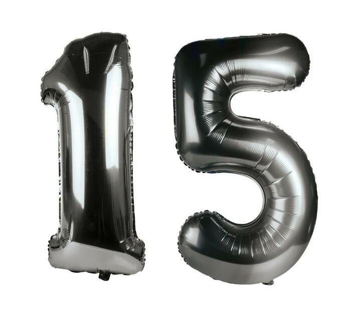 Number 15 Milestone Helium Balloons-106cm | Makro