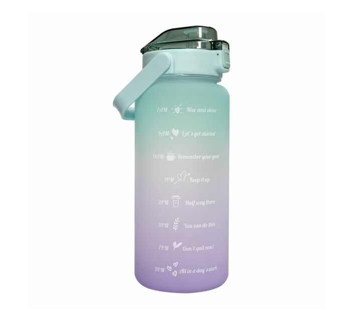 Motivational Time Marker Water Bottle | 2L | BLUE/PURPLE | Makro