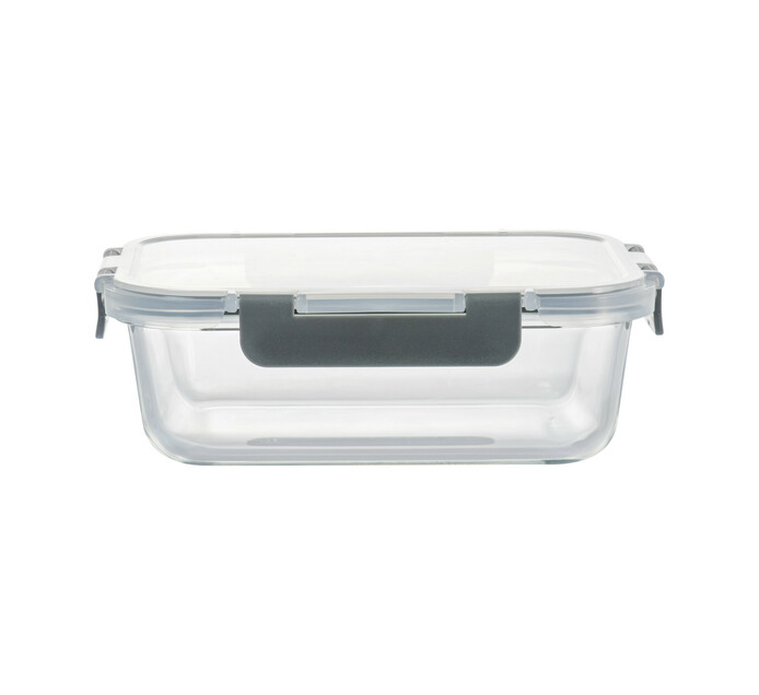 Consol 1 l Madrid Rectangular Storage Container with Clip-On Lid | Makro