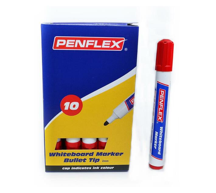 WB15.Whiteboard Markers.Box Of 10-Red | Makro